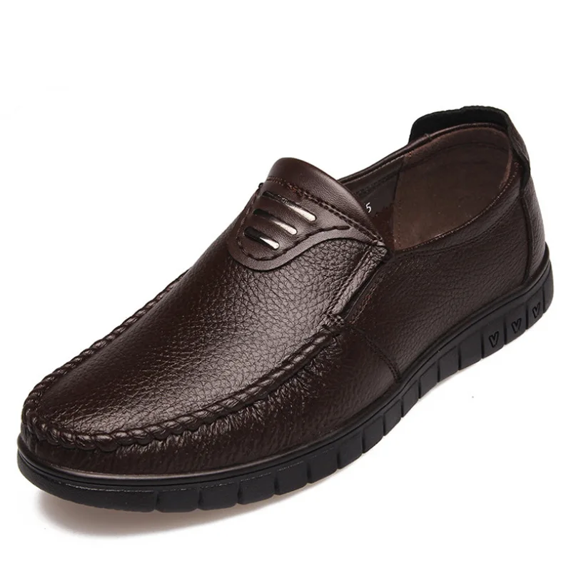 

New Man Casual Shoes Genuine Leather Men Moccasin Shoes Fashion Leather Men Italian Shoes Men's Loafers Comfort Driving Shoes