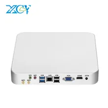 XCY X26 Мини-ПК с 4th поколения Intel Core i3 4010U i5 4200U i7 4500U процессор 4 ГБ 8 ГБ Оперативная память HDMI VGA WiFi HTPC Окна 10
