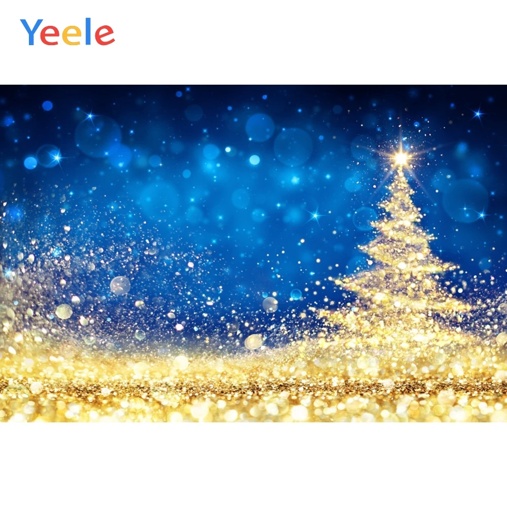 

Yeele Golden Pine Star Light Bokeh Backdrops Portrait Photography Background Customized Photographic Backdrop For Photo Studio