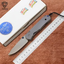 MIKER большой Sebenza 24 складной нож D2 лезвие TC4 Ручка Кемпинг Охота Кухня Фрукты Открытый выживания Нож EDC инструменты