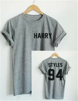 

One Direction HARRY STYLES 94 Tee 1D Band T-shirt Women Men tshirt Unisex Tops O-Neck Fashion Casual High Quality Print T Shirt