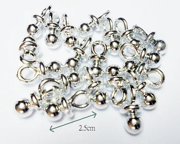 

10pc Silver Shooter Bead Charms Fashion Girl Kids Jewelery Necklace birthday party topper Decoration DIY Home Craft carnival i