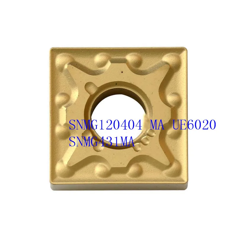 

20PCS Carbide Insert SNMG120404 VP15TF / UE6020 CNC Lathe Tool CNC Machine Tool Parts Milling Lathe Tool