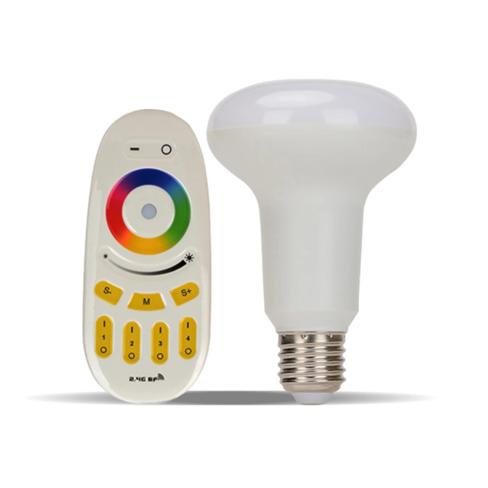 

best price Dimmable LED Bulb Wifi controller E27 RGBW Lamp Wireless Remote Control Snart night light