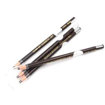 

2 Pieces/Lot 1818 Pull Eyebrow Waterproof Pencil Colored Soft For Permanent Eyebrow Cosmetic Beauty Makeup Brown Black