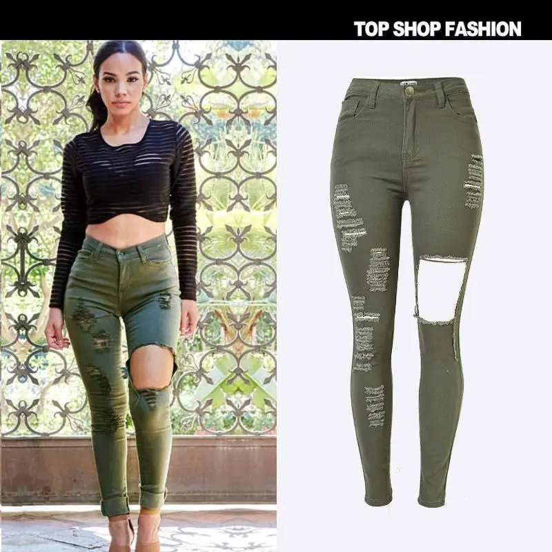 Popular Skinny Jeans Green-Buy Cheap Skinny Jeans Green