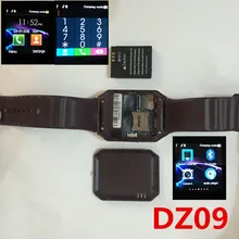 Bluetooth Smart Uhren DZ09 Smartwatch Für Android Apple Telefon Uhr Support Facebook Whatsapp SD SIM Mit Kamera Pedometer