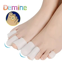5 пар эластичность SEBS трубка носок сепаратор для педикюра Protector для блистерной кукурузы Hallux Valgu молоток пальцы Paronychia рельефные подушки вставки