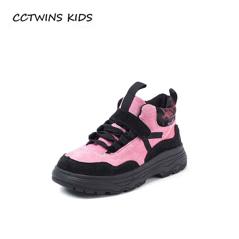 

CCTWINS KIDS 2018 Autumn Baby Boy Genuine Leather Shoe Children Casual Sport Shoe Girl High Top Sneaker Toddler FS22447