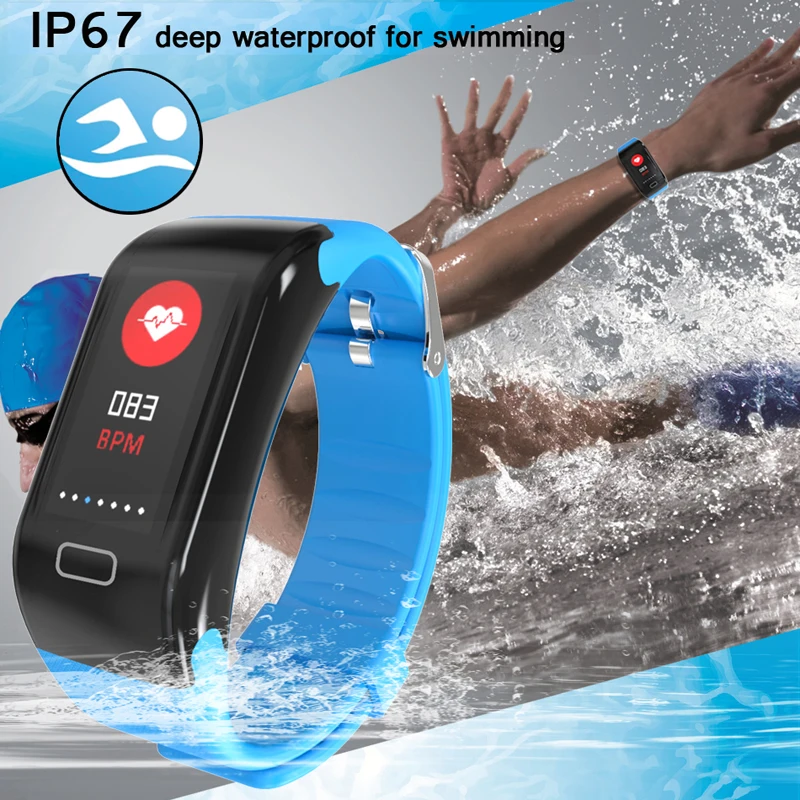 

Luxury Men's and Women's Smart Watches Outdoor Fitness Heart Rate Blood Pressure Oxygen Monitor Smart Bracelet Waterproof Watch