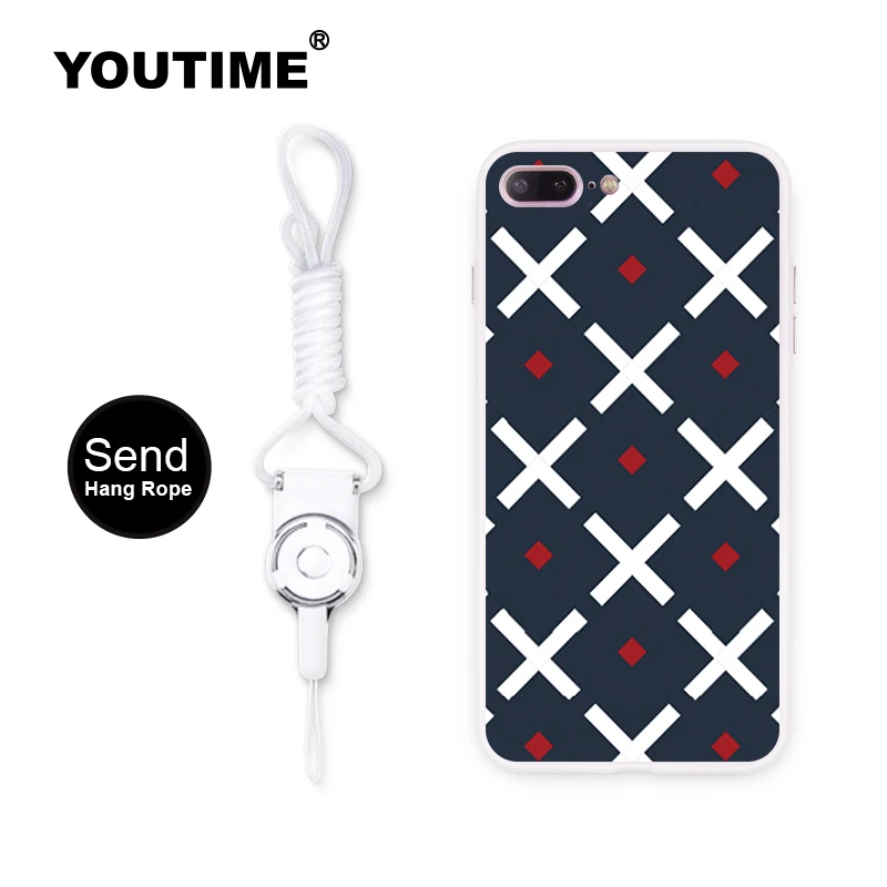 YOUTIME phone case for iphone 7 plus design Stereo 3D Relief Cross PC Hard Back Cover anti-knock 6 6s high quality |