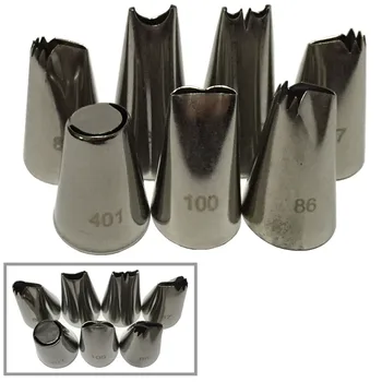 

Baking tools 7pcs Sawtooth nozzles Set Creative Cream Tips Icing Piping Nozzle Pastry Tips Sugar Craft Cake Decorating Tools