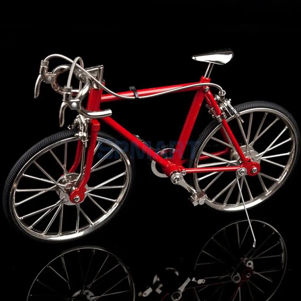 110 Scale Alloy Diecast Racing Bike Model Replica Bicycle Cycling Toy Desk Craft Collection Red