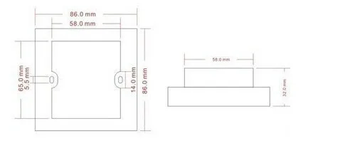 12 V/24 V Сенсорная панель RGBW светодиодный контроллер настенный прожекторы-черный/белый