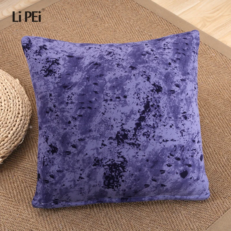 

Soft Shaggy Sofa Cushion Cover Flower pattern Throw Pillow Covers Cushion Case Decorative Pillow Case Plain 45x45