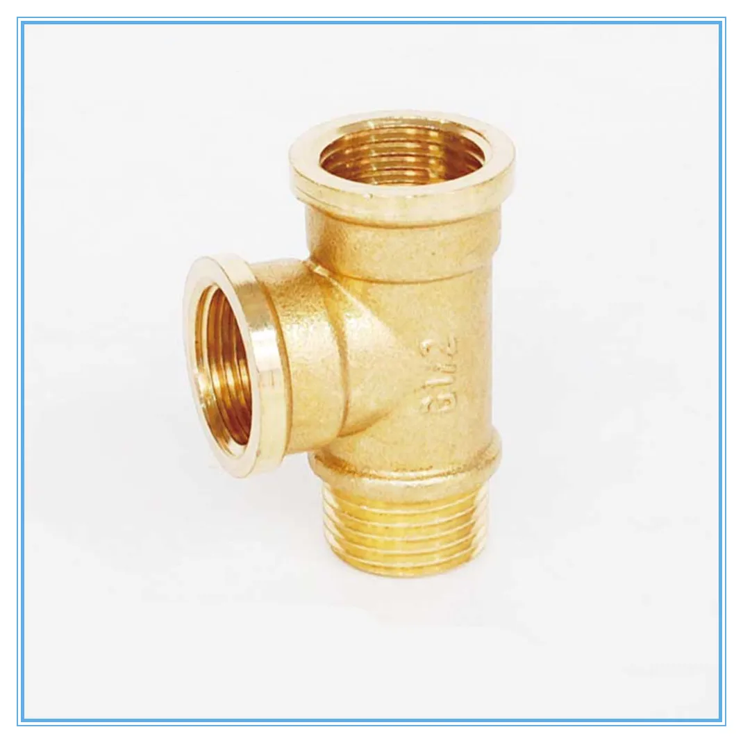 Латунный фитинг для труб Male x Female медные фитинги типа тройника 1/8 &quot1/4&quot 3/8 &quot1/2&quot