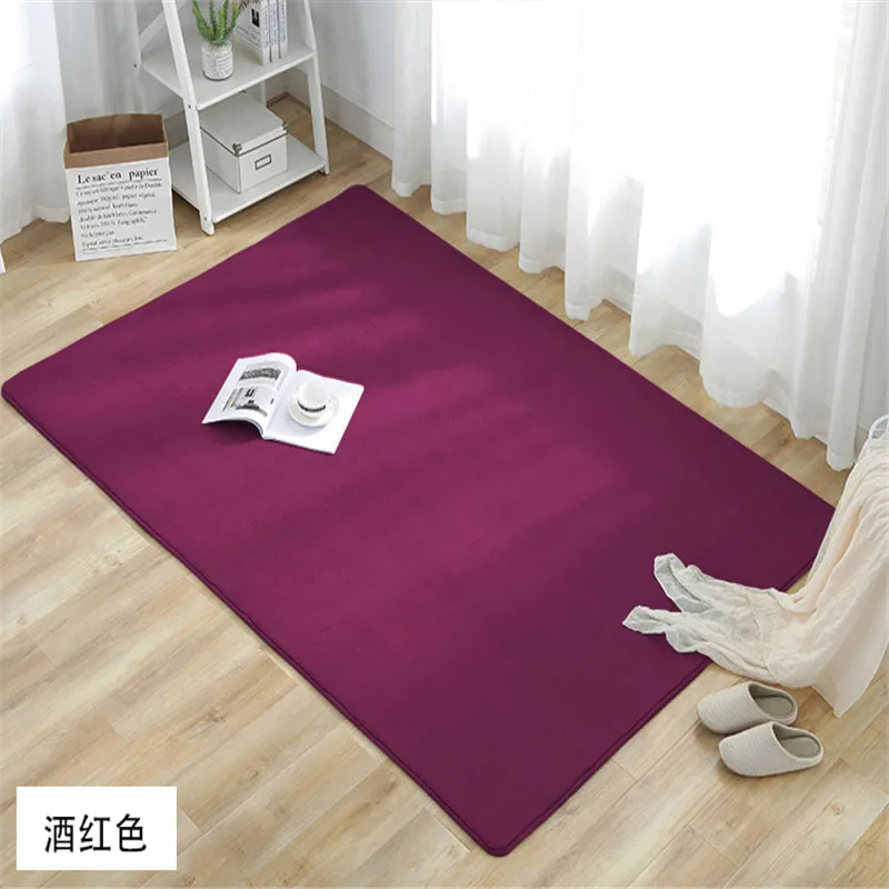 Толстый коралловый флис ковры дети ползают коврики кухня гостиная спальня двери прикроватный коврик Ресторан одеяло