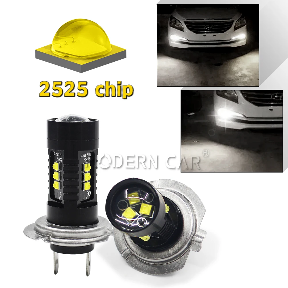 2 шт. автомобильные светодиодсветильник лампы H4 H7 H11 H16 1156 1157 9005 12SMD 12 В|Сигнальная