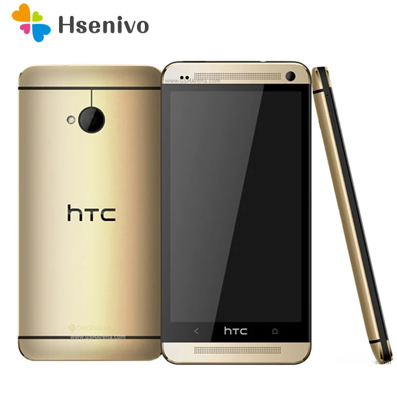  Unlocked Original Mobile Phones HTC ONE M7 2GB RAM 32GB ROM Smartphone 4.7 inch Screen Android 5.0 