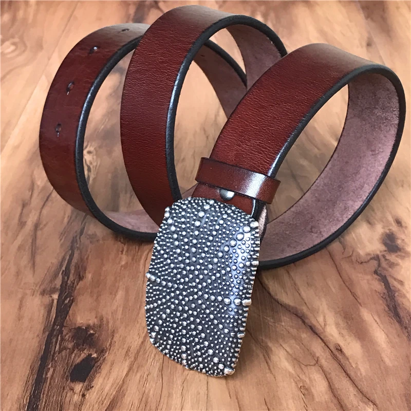 Dots Super Thick Vintage Belt Buckle (5)
