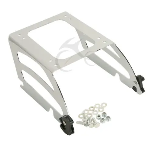 Motorcycle Detachable Solo Tour Pack Rack For Harley Softail Standard Deluxe Fat Boy Classic Night 2000 -