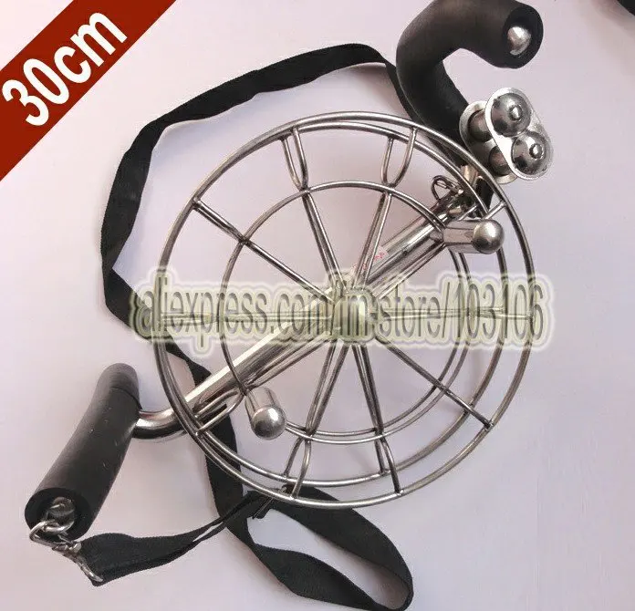 30CM Stainless Steel Kite Handle/Kite Reel with "U" brake system/Black
