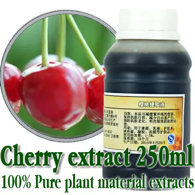 

Free shopping 100% plant material extracts cherry extract repair 250ml shrink pores whitening skin care Adlay coix seed