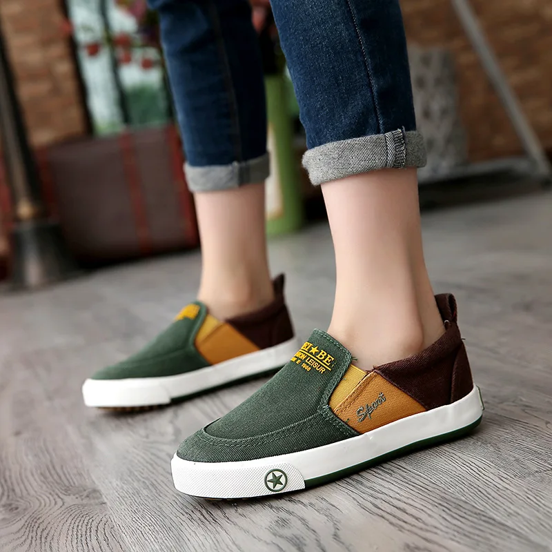 

2017 New Spring/Summer Jean canvas girls boys shoes breathable children casual shoes Cool Patch high quality kids sneakers