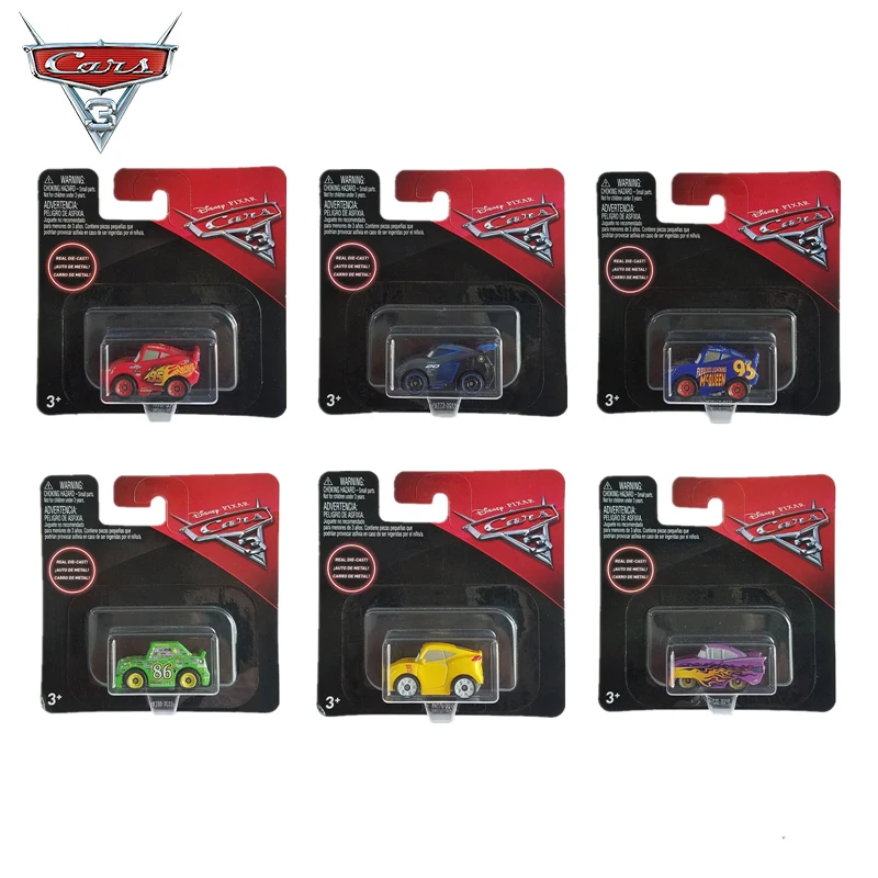 

Disney Pixar Cars 3 Mini Size Metal Black Storm Jackson Car Toy Mini Lightning McQueen Speed Sports Car Boy Birthday Gift FKL39
