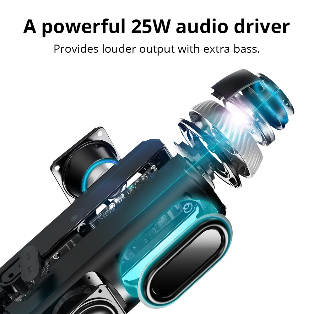 Bluetooth колонка Tronsmart Element T6 портативная 25 вт 360 стерео| |
