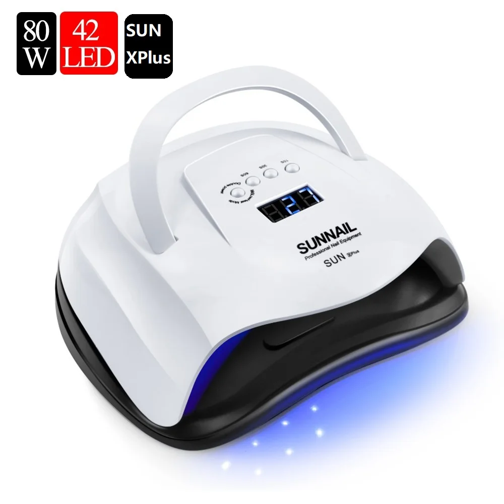 

54W/80W SUNX Plus UV LED Nail Lamp Lamp For Manicure 42Pcs Led Beads Sun Light Nail Quick Dryer For Curing Nail Gel Polish Lamp