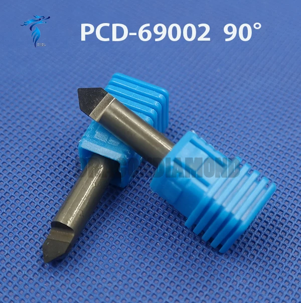 

Top quality and free shipping 90 degree 6mm PCD Bit CNC Diamond Engraving Bit Router Bit