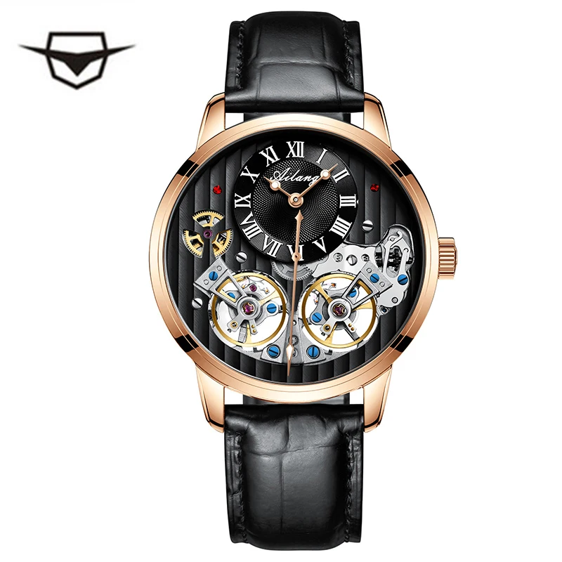

Orologio Automatico Watch Men Mechanical Watch Saat Erkekler Guanqin Carnevale Parnis Relojes Montre Hombre 2018 clock Reef Tige