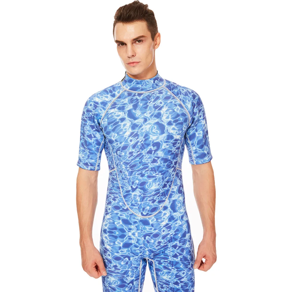 

REALON 3MM Neoprene Wetsuit Shorty Diving Suit Back Zip Swimming Surfing Snorkeling Spring Swimsuit Triathlon Wet Suit Boys Men