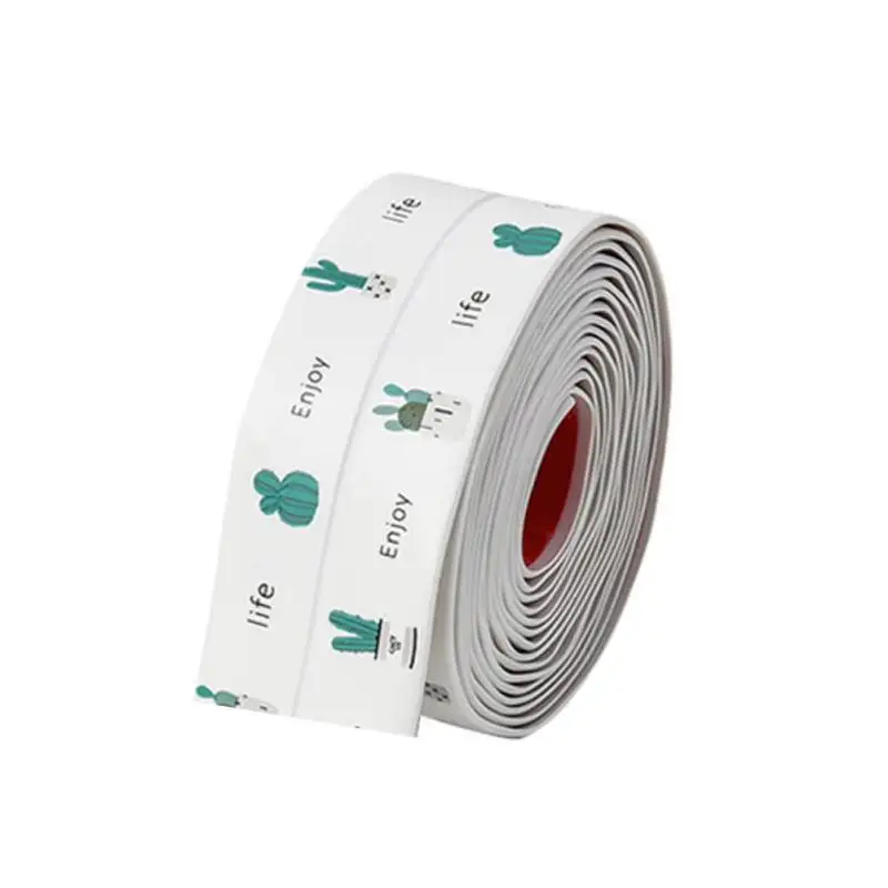 

2019 Waterproof Mold Proof Adhesive Tape Durable Use PVC Material Kitchen Bathroom Wall Sealing Tape Gadgets