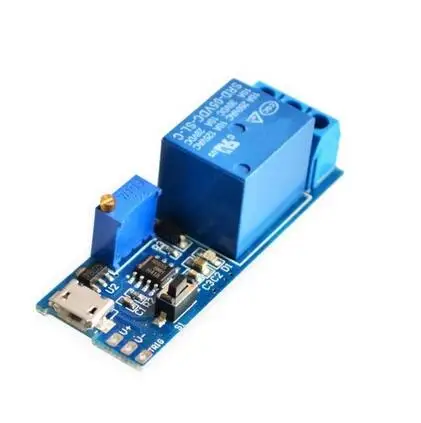 Precise 5V -30V Micro USB Power Relay Timer Control Module Trigger Delay Switch | Электронные компоненты и