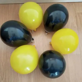 

Small yellow balloons 100pcs/lot5 inch round latex ballon wedding decor birthday party balloon baby shower