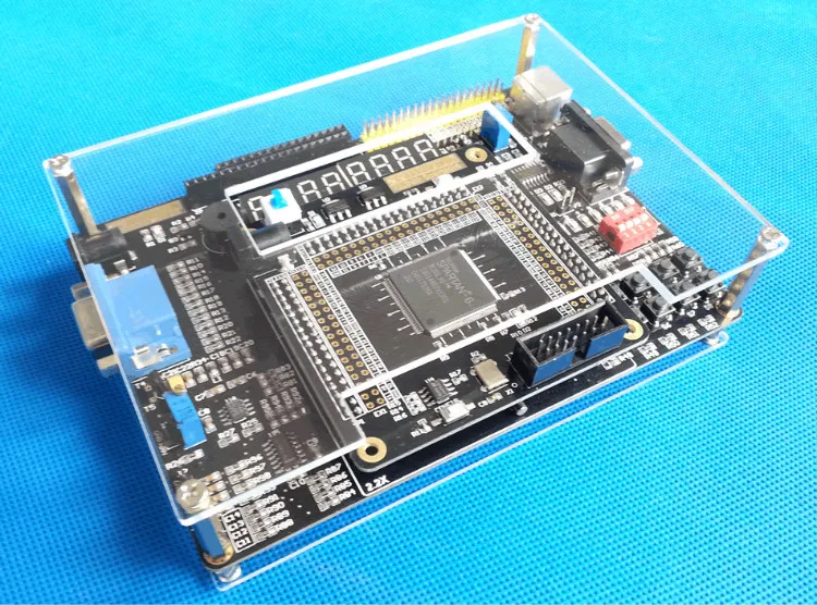FPGA Xilinx Spartan-6 XC6SLX9 макетная плата Spartan6 основная плата+ периферийная Плата расширения+ модуль AD DA+ адаптер питания