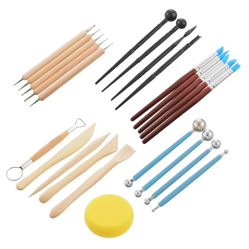 DIY Clay Pottery Tools Combination Clay Pen Soft Pottery Tool Clay