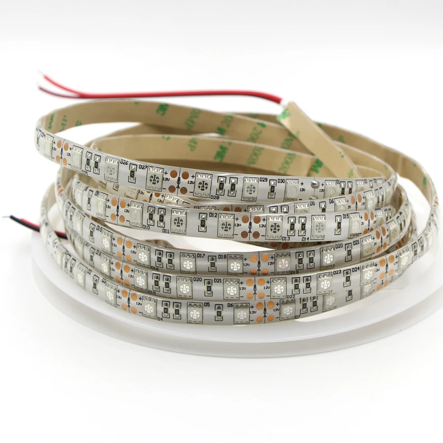 Светодиодная УФ лента 0 5 SMD 60Led s/m ip65 12 В постоянного тока 5050 м|Светодиодные ленты| |