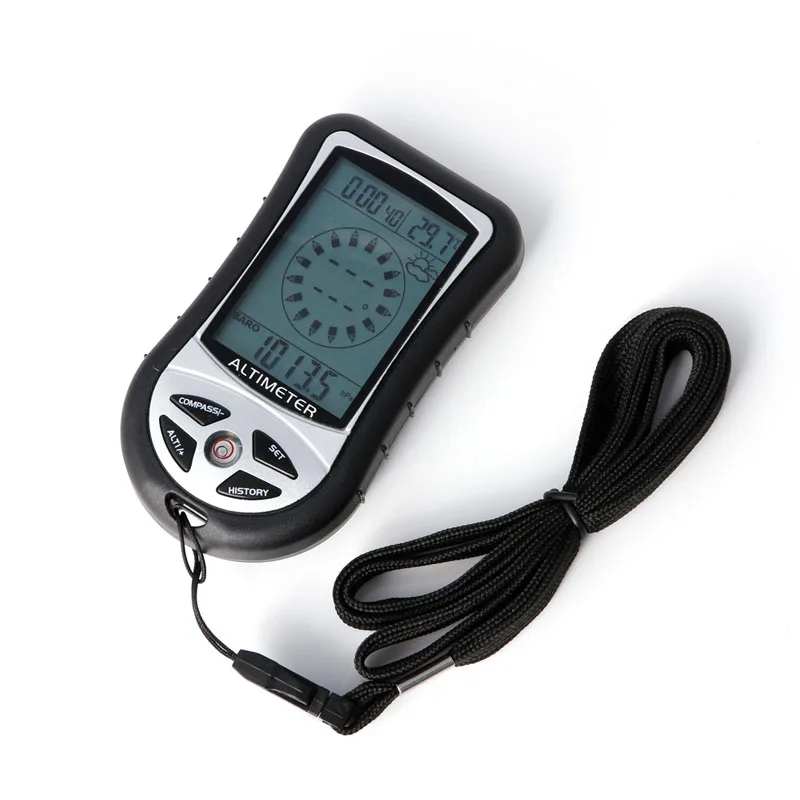

Digital 8 in 1 LCD Compass Barometer Altimeter Thermo Temperature Clock Calendar