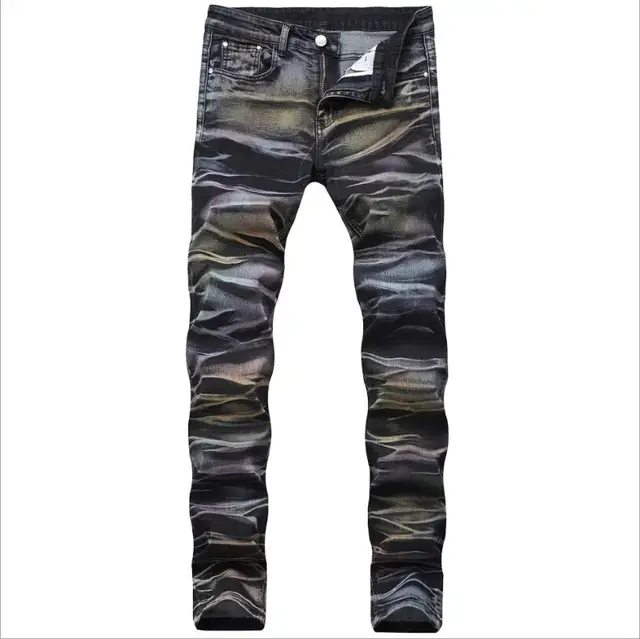 mens colorful jeans