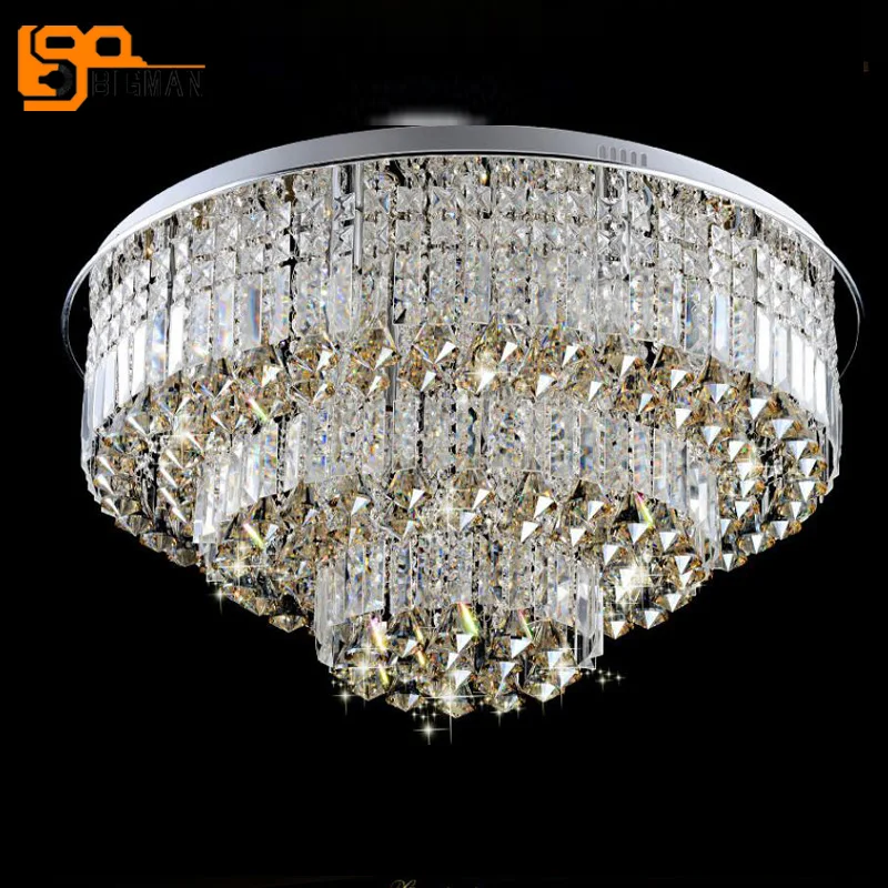 

Bigman new arrival modern chandelier crystal lamp ceiling LED light 2 layer/3 layer luxury living room chandeliers hotel light