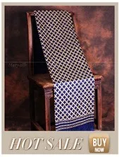 Fashion Brand Mens 100% Silk Long Scarf/Cravat Double Layer Black__ Gifts__For 4 Seasons