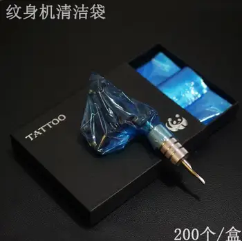 

Tattoo Accessories Tattoo Clip Cord Covers Tattoo Motor Machine Bag Covers Blue Color Disposable Wholesale 200pcs/Lot