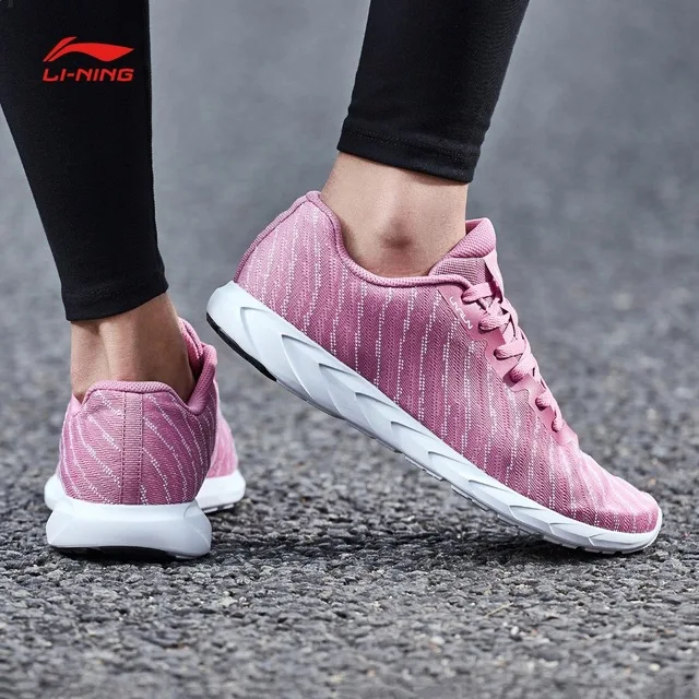 Женские беговые кроссовки Li Ning ARBN008 SAMJ18 базовая легкая дышащая спортивная обувь