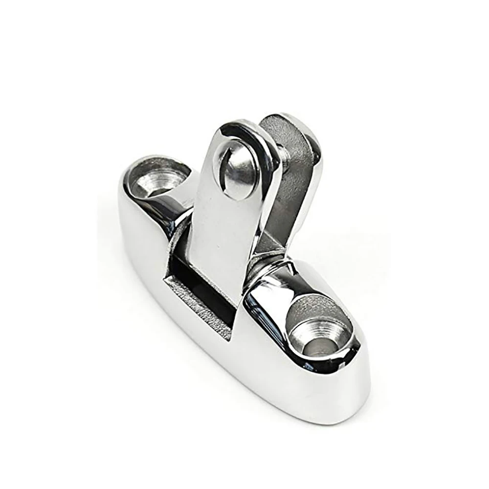 

Silver Swivel Deck Hinge Stainless Boat Deck Hinge Bimini Top Fitting 90 Degree Pin Marine Hardware Fit For Marine Boat Yacht