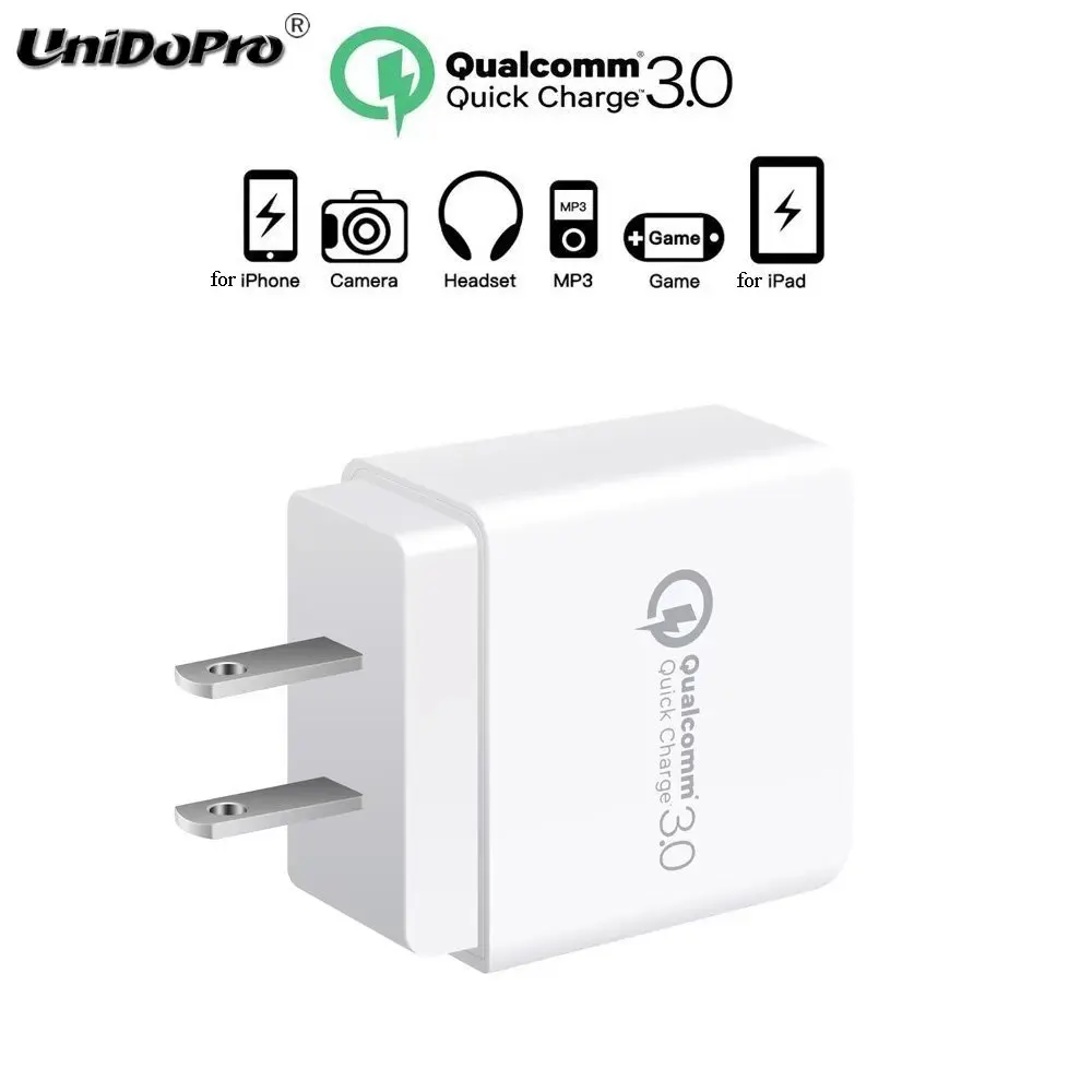 Зарядное устройство UNIDOPRO Quick Charge QC 3 0 18 Вт US EU для LG G Pad F 8 V495 V480 V500 X VK815 Fast Wall Chargeur|fast