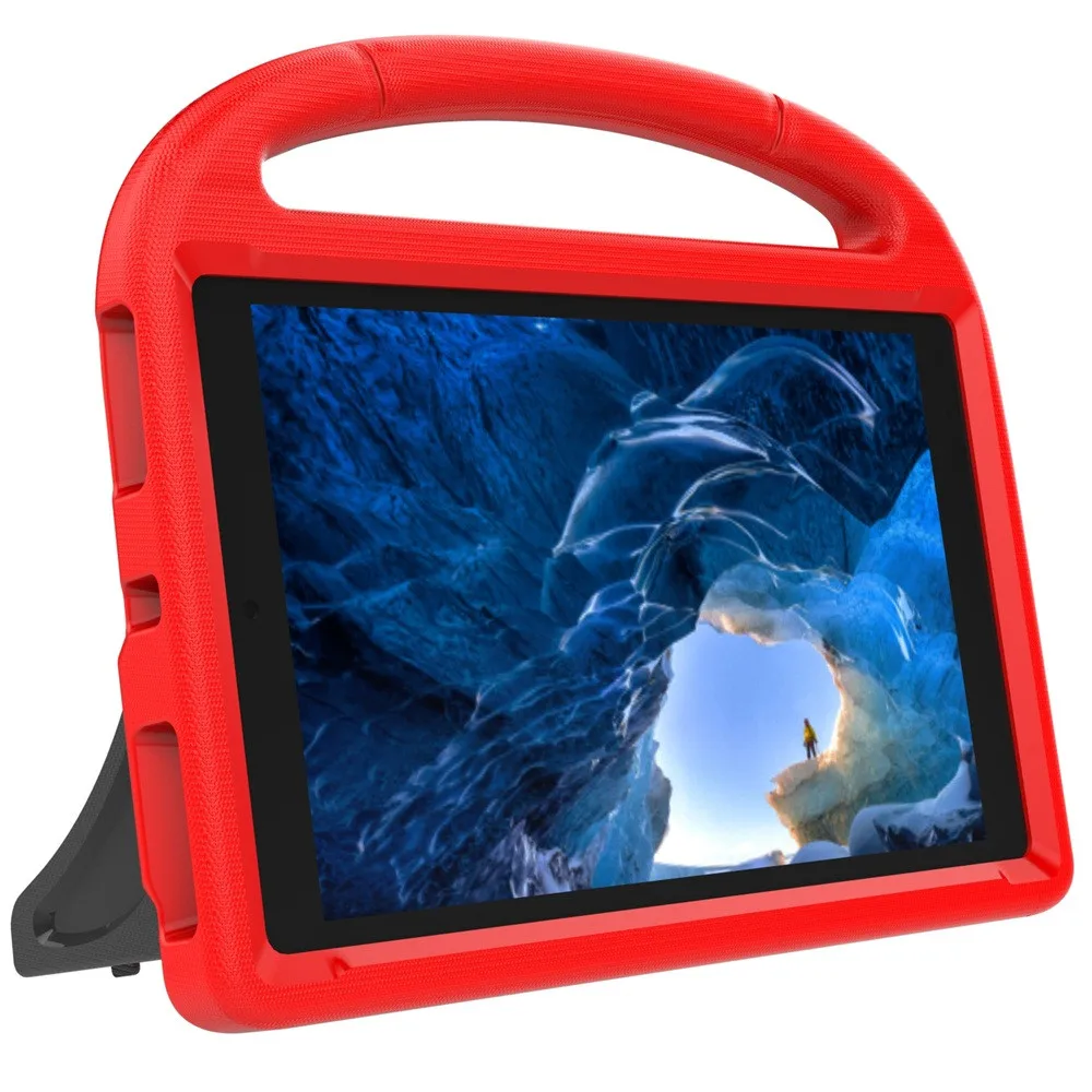 Детские планшеты чехол 10 дюймов Безопасный EVA пены детские обложки оболочки для Amazon Kindle Fire HD 10 / многоцветные J20 - Цвет: red