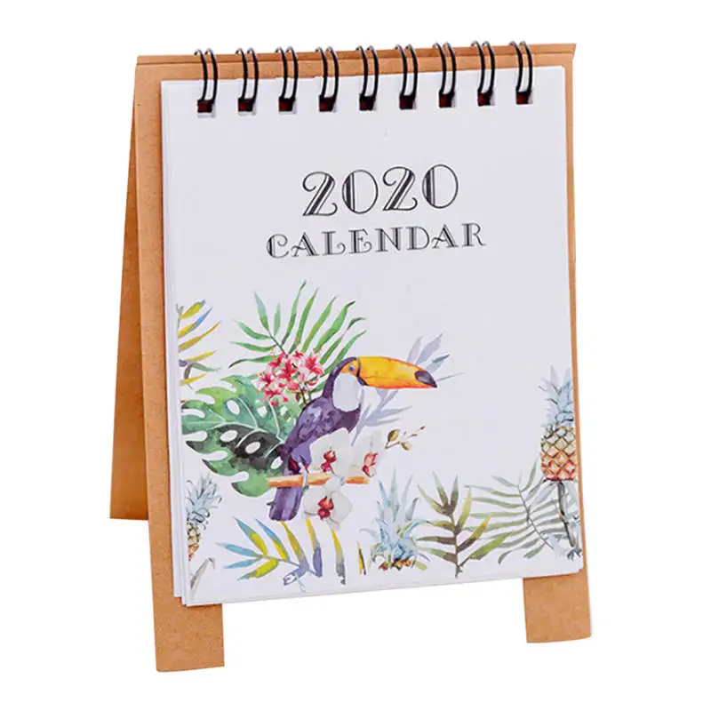 Настольный мини-календарь расписание план ноутбук простой мультфильм Календарь креативный стол Вертикальная бумага многофункциональный настольный@ 25